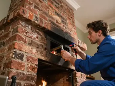 Professional fireplace repair service in Kansas City home